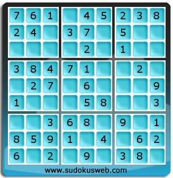 Sudoku von sehr einfacher höhe