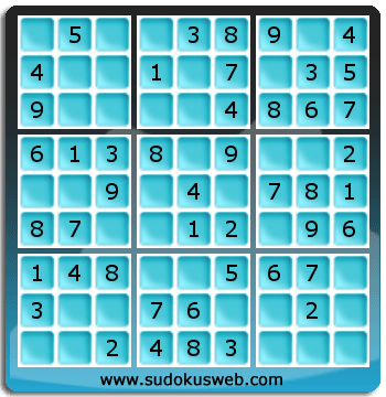 Nivel Muito Facil de Sudoku