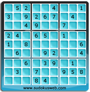 Sudoku von einfacher höhe