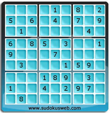 Sudoku von mittelmässiger höhe