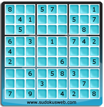 Sudoku von mittelmässiger höhe