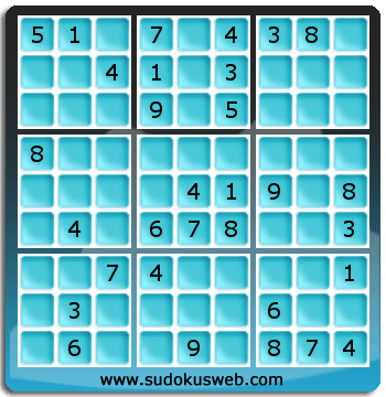 Sudoku von mittelmässiger höhe