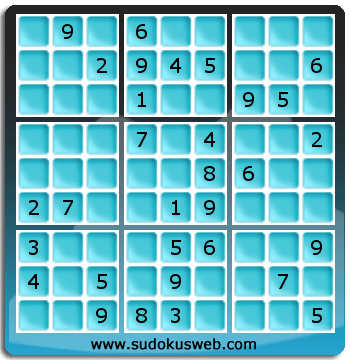 Sudoku von mittelmässiger höhe