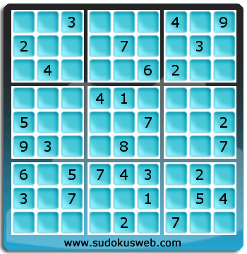 Sudoku von mittelmässiger höhe