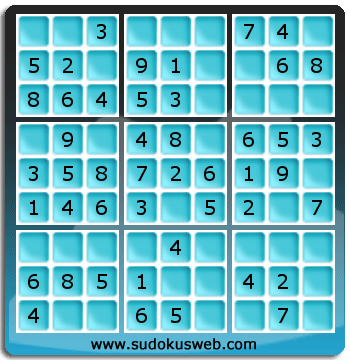 Nivel Muito Facil de Sudoku Nivel Muito Facil de Sudoku