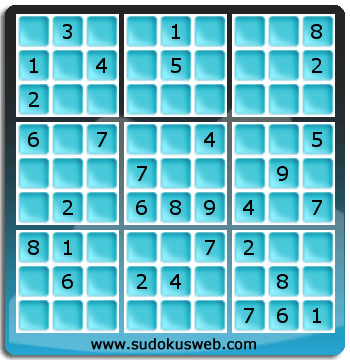 Sudoku von mittelmässiger höhe