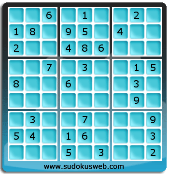 Sudoku von mittelmässiger höhe