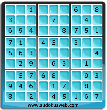 Sudoku de Niveau Très Facile Sudoku de Niveau Très Facile