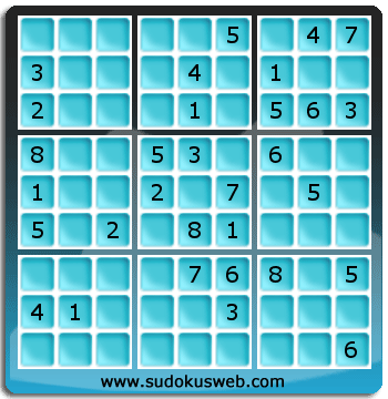 Sudoku von mittelmässiger höhe