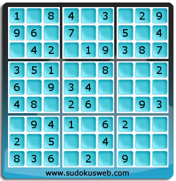 Sudoku de Niveau Très Facile Sudoku de Niveau Très Facile