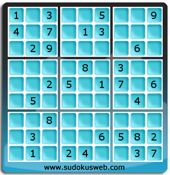 Sudoku von mittelmässiger höhe