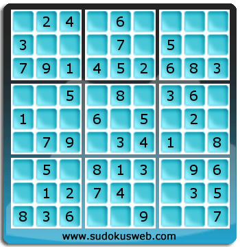Sudoku de Niveau Très Facile Sudoku de Niveau Très Facile