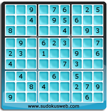 Sudoku von einfacher höhe