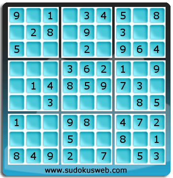 Sudoku von sehr einfacher höhe