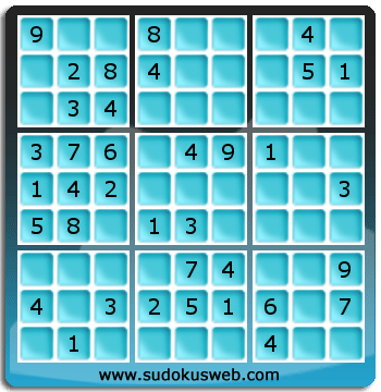 Sudoku von einfacher höhe