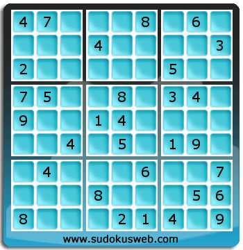 Sudoku von mittelmässiger höhe