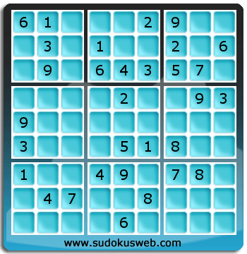 Sudoku von mittelmässiger höhe