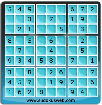 Nivel Muito Facil de Sudoku