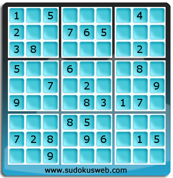 Sudoku von mittelmässiger höhe