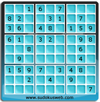 Sudoku von einfacher höhe