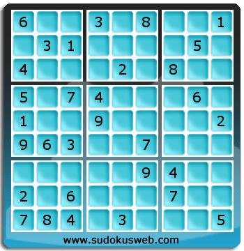 Sudoku von mittelmässiger höhe