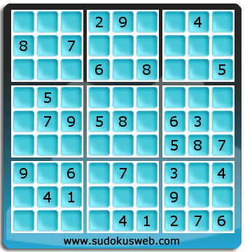 Sudoku von mittelmässiger höhe