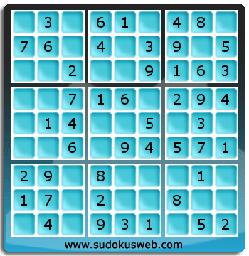 Sudoku de Nivell Molt Fàcil Sudoku de Nivell Molt Fàcil