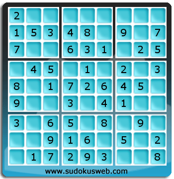 Sudoku von sehr einfacher höhe