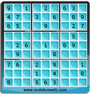 Nivel Facil de Sudoku