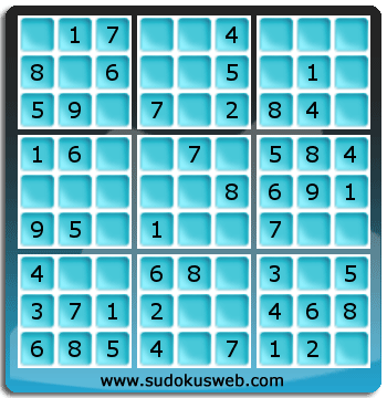 Nivel Muito Facil de Sudoku Nivel Muito Facil de Sudoku