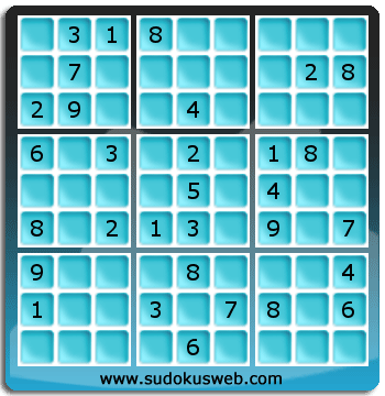 Sudoku von mittelmässiger höhe