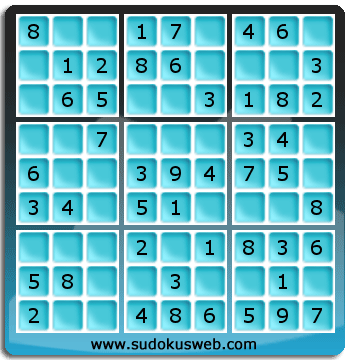 Sudoku de Nivell Molt Fàcil Sudoku de Nivell Molt Fàcil