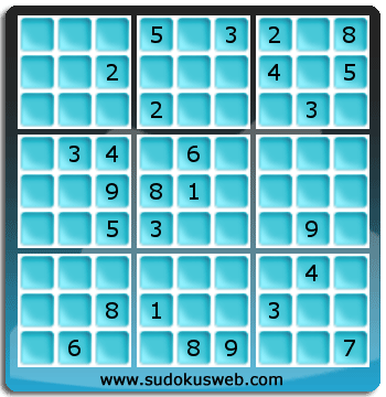 Sudoku von Fachmännischer höhe