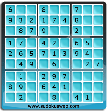 Sudoku de Niveau Très Facile