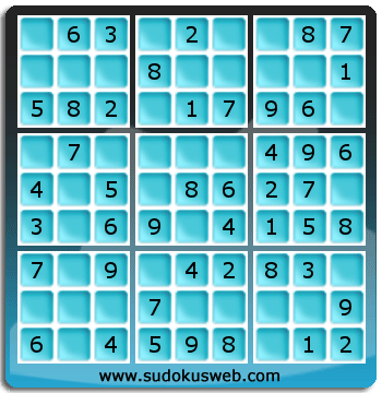 Sudoku de Niveau Très Facile Sudoku de Niveau Très Facile