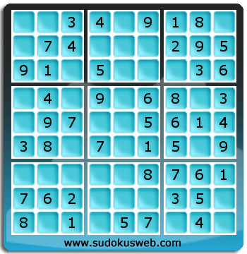 Sudoku de Niveau Très Facile