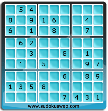 Sudoku von mittelmässiger höhe