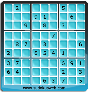 Sudoku von mittelmässiger höhe