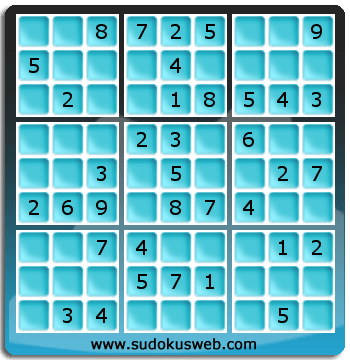 Sudoku von einfacher höhe