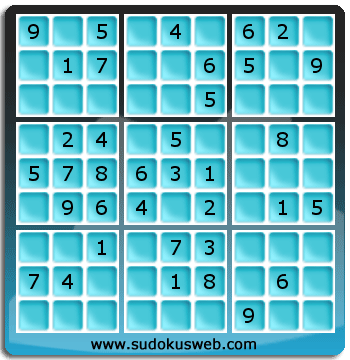 Sudoku von einfacher höhe