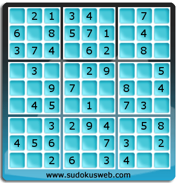 Nivel Muito Facil de Sudoku