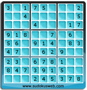 Nivel Muito Facil de Sudoku