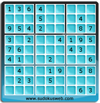 Sudoku von einfacher höhe