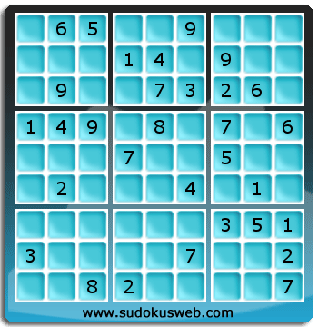 Sudoku von mittelmässiger höhe