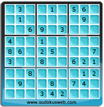 Sudoku von mittelmässiger höhe