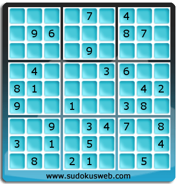 Sudoku von mittelmässiger höhe