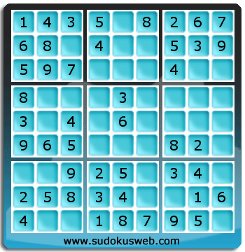 Sudoku de Niveau Très Facile