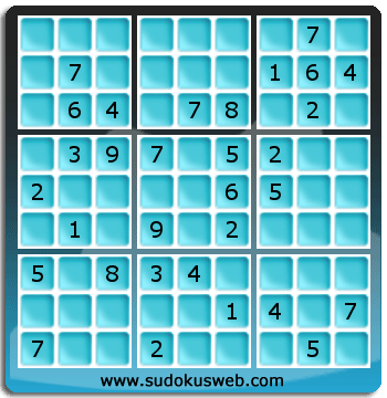 Sudoku von mittelmässiger höhe