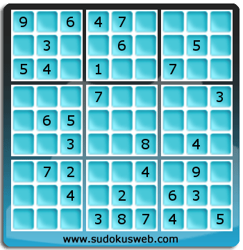 Sudoku von mittelmässiger höhe