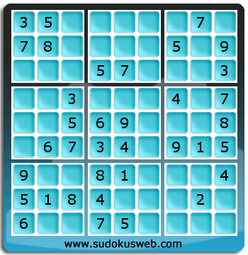 Sudoku von einfacher höhe